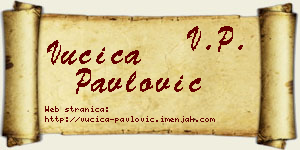 Vučica Pavlović vizit kartica